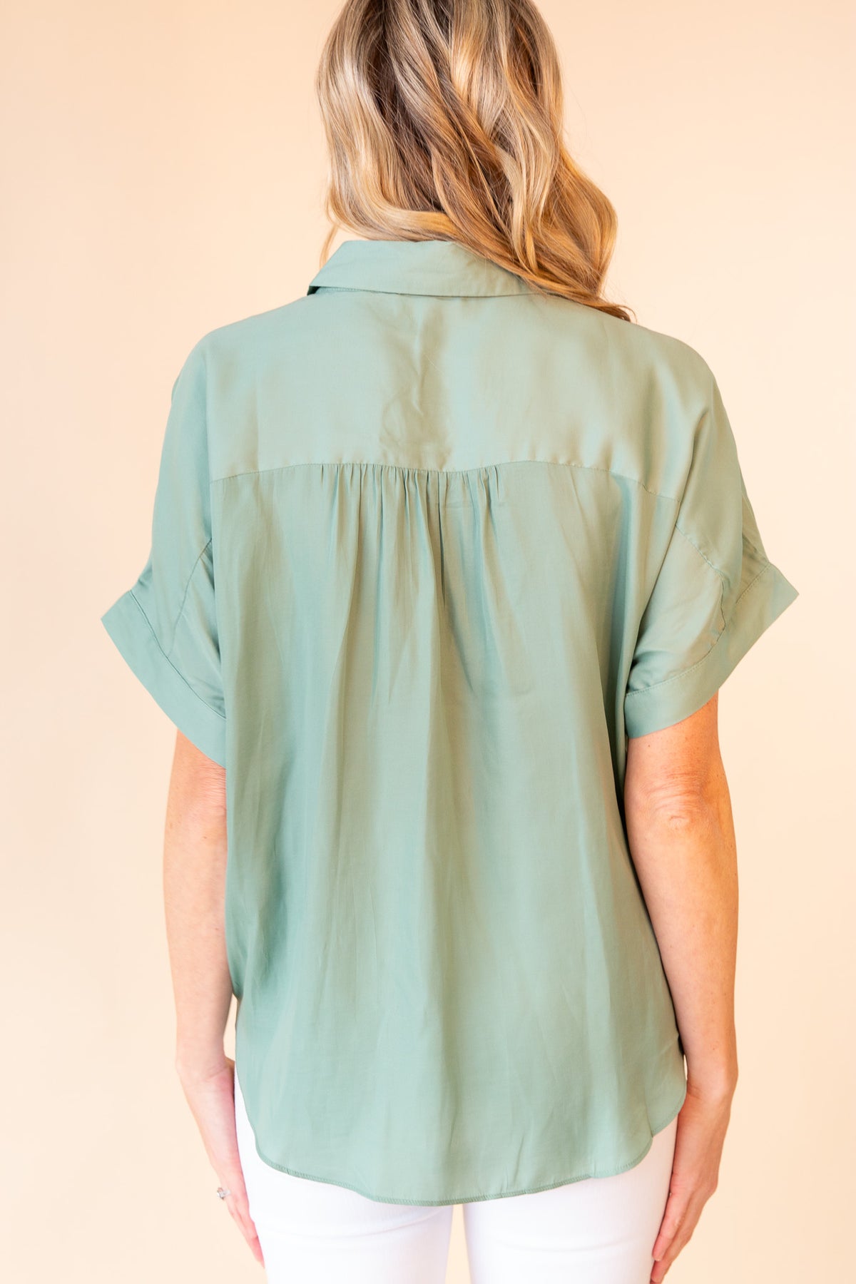 Mona Short Sleeve Blouse Top