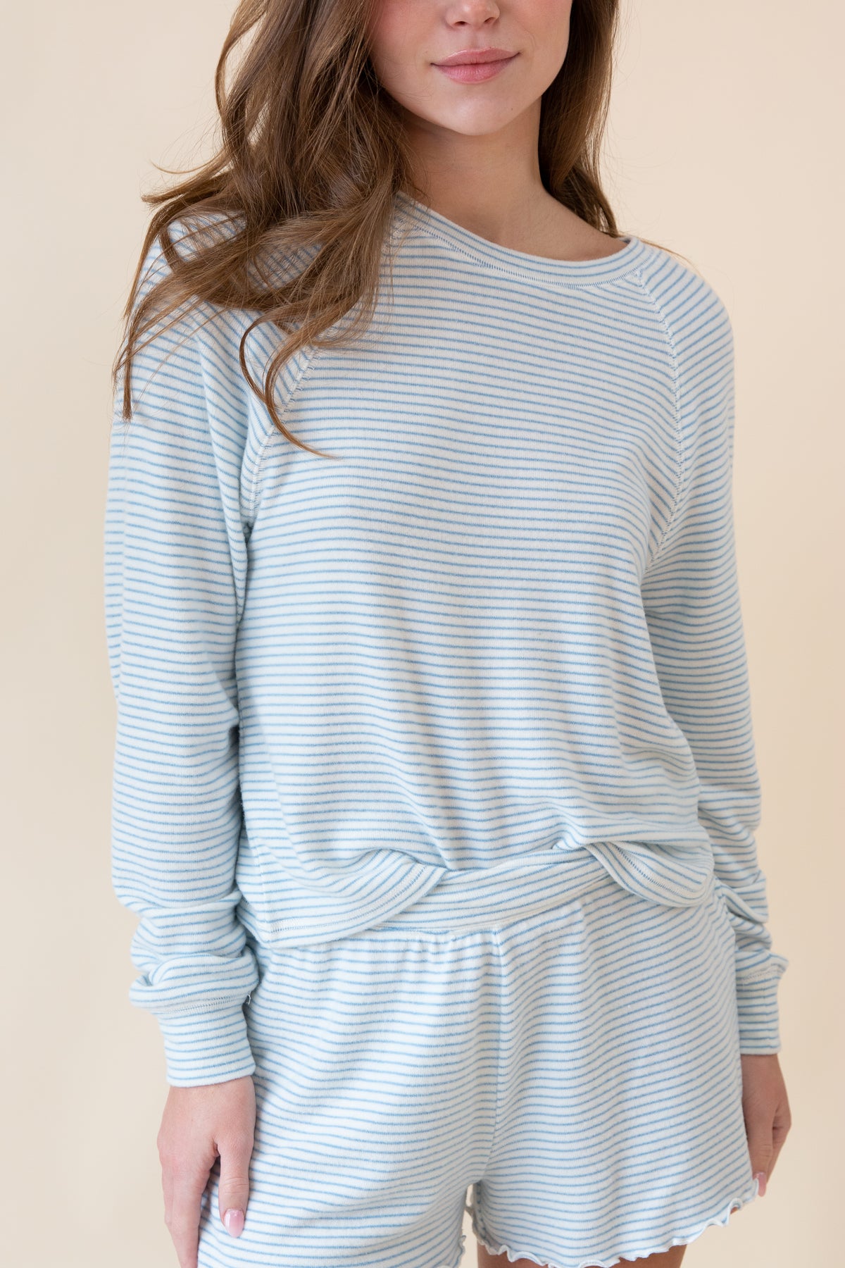 Staying In Stripe LS Top