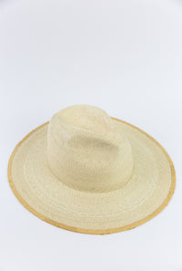 Luca Pencil Brim Teardrop Fedora Hat