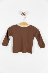 Ribbed Long Sleeve Henley
