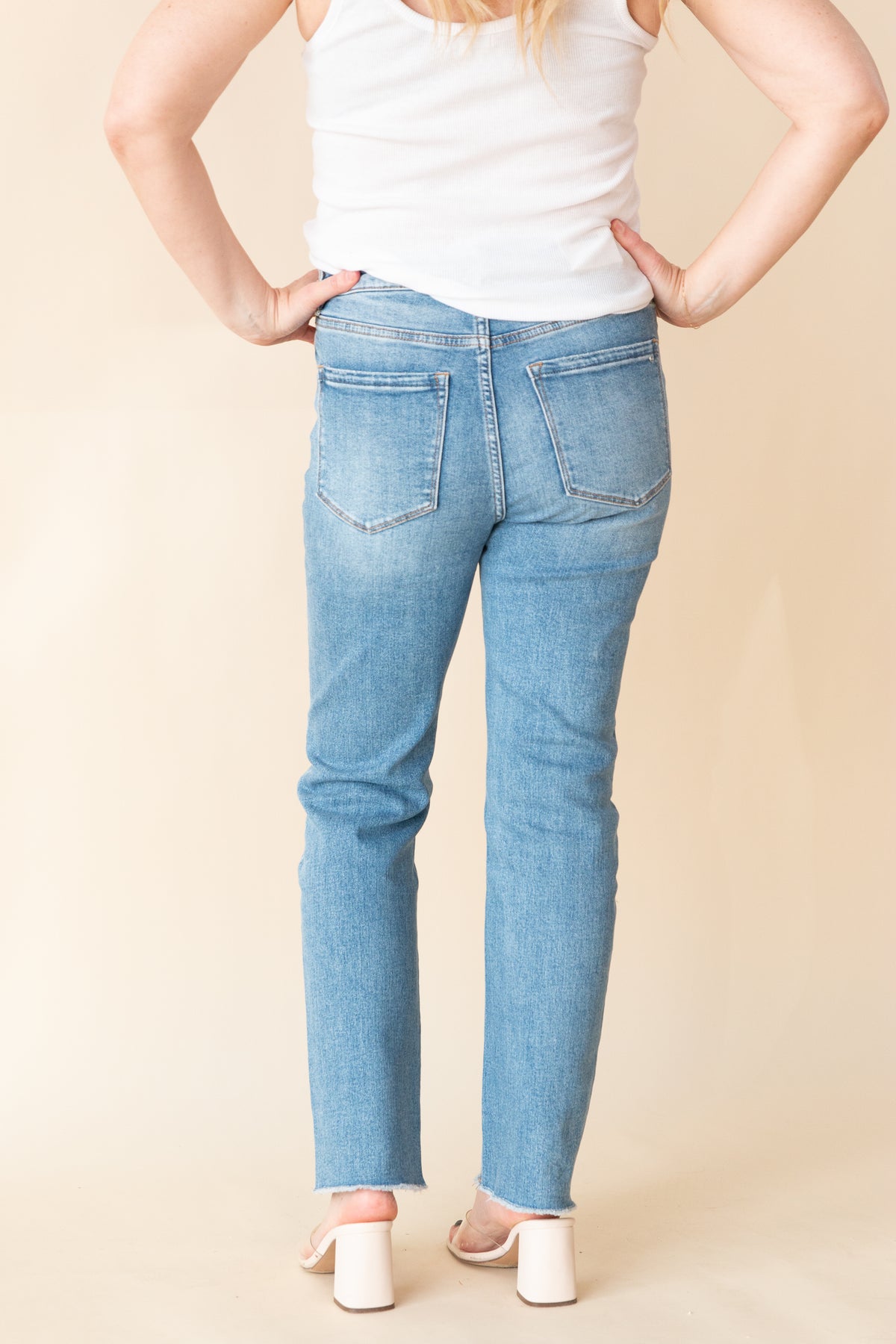 Krissie Super Hi-Rise Straight Leg Jean