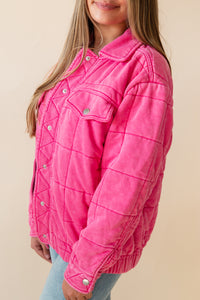 Miley Quilted Oversized Jacket