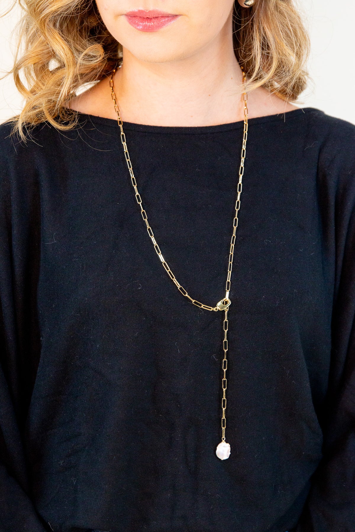 Ophelia Pearl Long Necklace