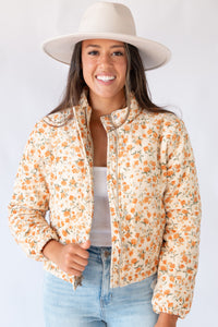Marigold Fields Corduroy Puffer