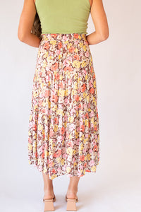 Maya Long Ruffle Skirt